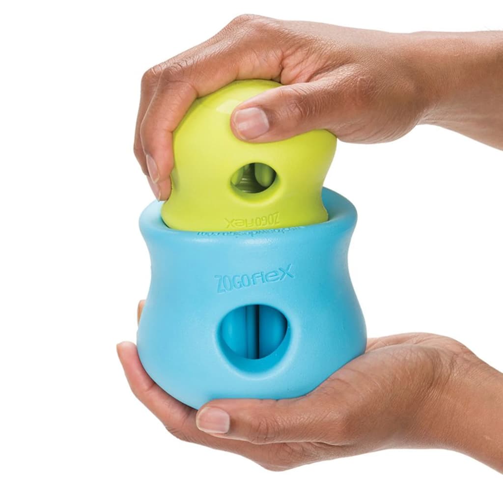 West Paw Hundespielzeug mit Zogoflex Toppl Apfelgrün S