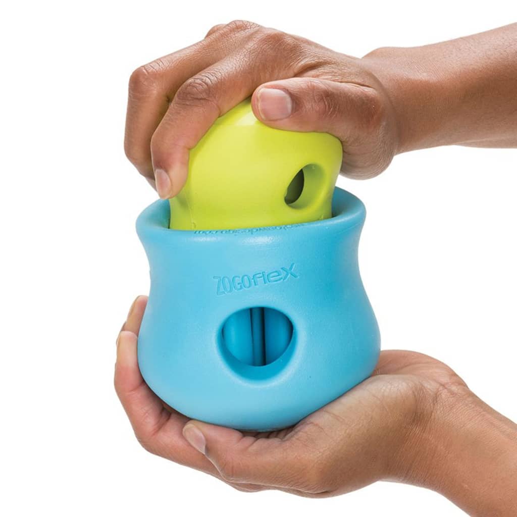 West Paw Hundespielzeug mit Zogoflex Toppl Apfelgrün S