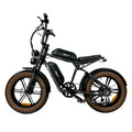 Vélo électrique pliant PVY X20 IT - Moteur 250 W Batterie 48 V 15 Ah*2 Pneus 20 pouces Frein à disque hydraulique - Noir