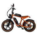 E-Bike PVY X20 IT - 250W Motor 48V15AH*2 Battery 20-inch Tires Hydraulic Disc Brake - Orange