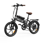 Vélo électrique PVY Z20 MAX IT - Moteur 250W Batterie 36V15AH+36V10.6AH Pneus 20 pouces Freins à disque hydrauliques - Gris