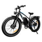 PVY MAX26 FT Vélo électrique 250W*2 Moteur 48V30AH Batterie Pneus 26 pouces Frein à disque hydraulique - Noir