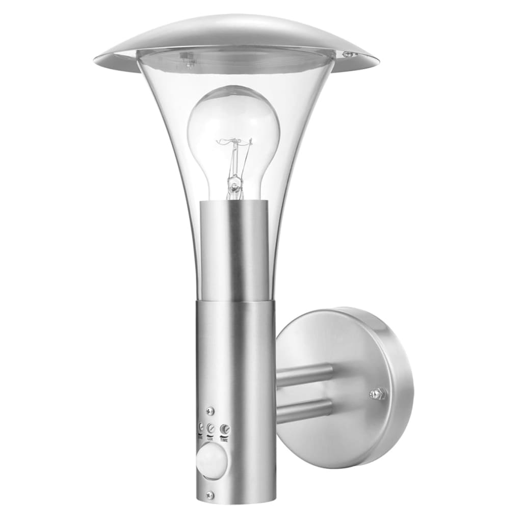 Ranex Wandleuchte mit PIR-Sensor 60 W Chrom 5000.318