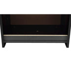 vidaXL Nachttische 2 Stk. mit 1 Schublade Schwarz
