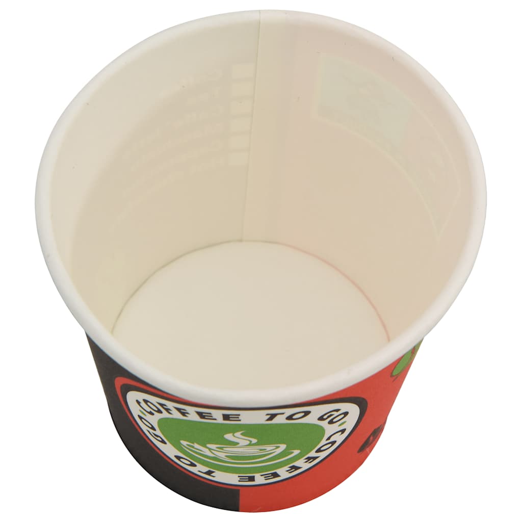 vidaXL 1000 Stk. Einweg-Kaffeebecher Pappe 120 ml (4 oz)
