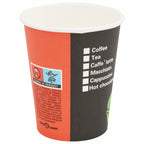 vidaXL 1000 Stk. Einweg-Kaffeebecher Pappe 240 ml (8 oz)