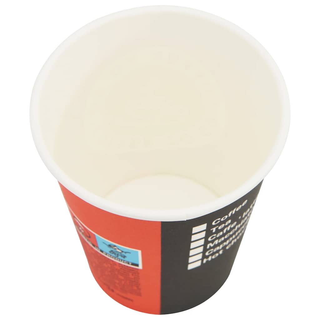 vidaXL 1000 Stk. Einweg-Kaffeebecher Pappe 240 ml (8 oz)