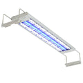 vidaXL Aquarium-Beleuchtung LED 50-60 cm Aluminium IP67