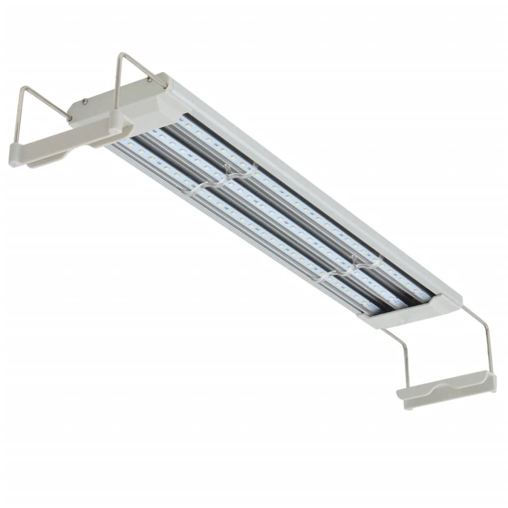 vidaXL Aquarium-Beleuchtung LED 50-60 cm Aluminium IP67