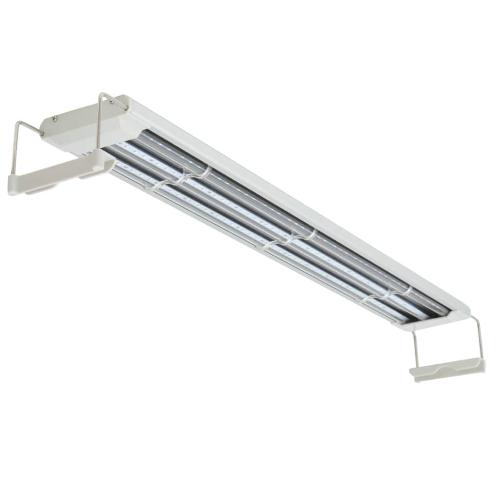 vidaXL Aquarium-Beleuchtung LED 80-90 cm Aluminium IP67