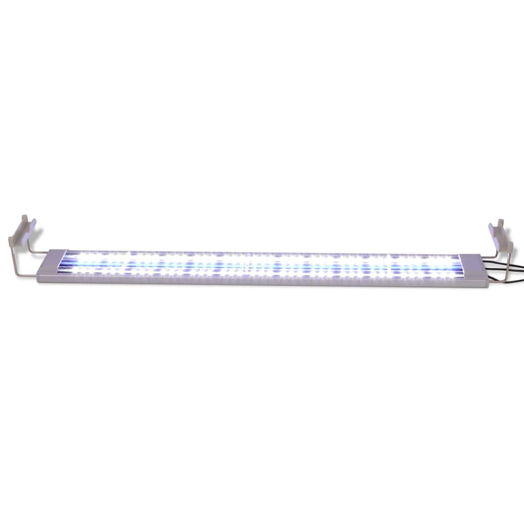 vidaXL Aquarium-Beleuchtung LED 80-90 cm Aluminium IP67