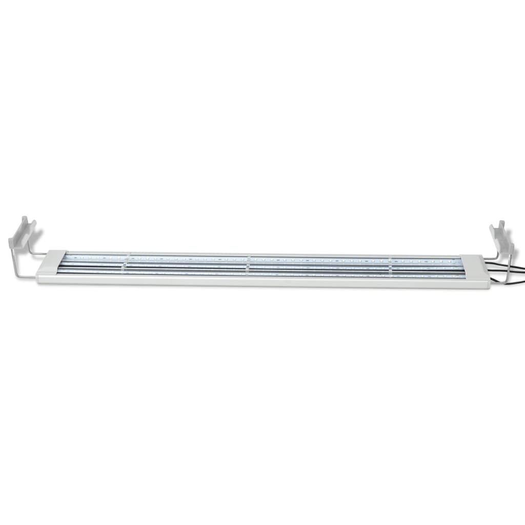 vidaXL Aquarium-Beleuchtung LED 80-90 cm Aluminium IP67