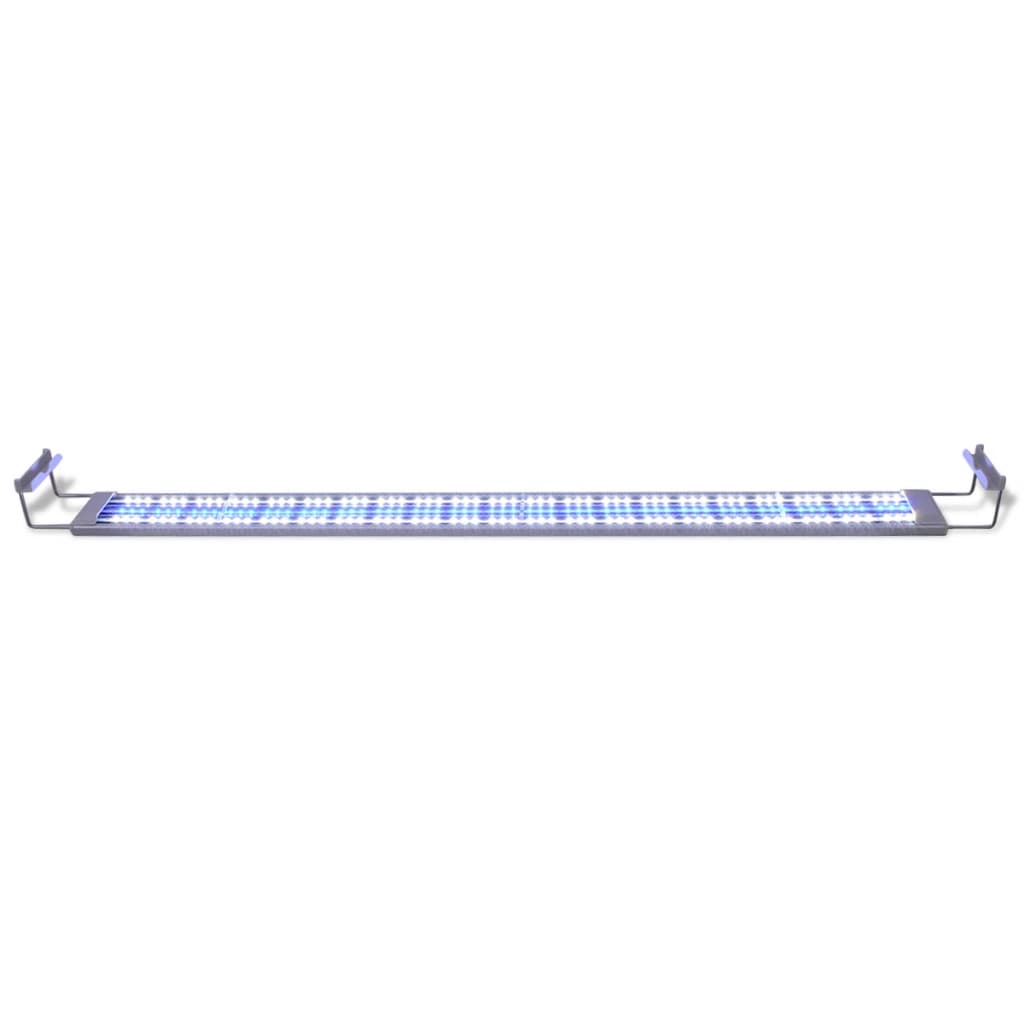 vidaXL Aquarium-Beleuchtung LED 120-130 cm Aluminium IP67