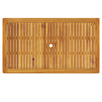 vidaXL Gartentisch 140x80x74 cm Massivholz Akazie