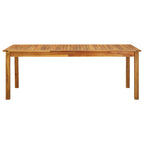 vidaXL Gartentisch 200x90x74 cm Akazie Massivholz
