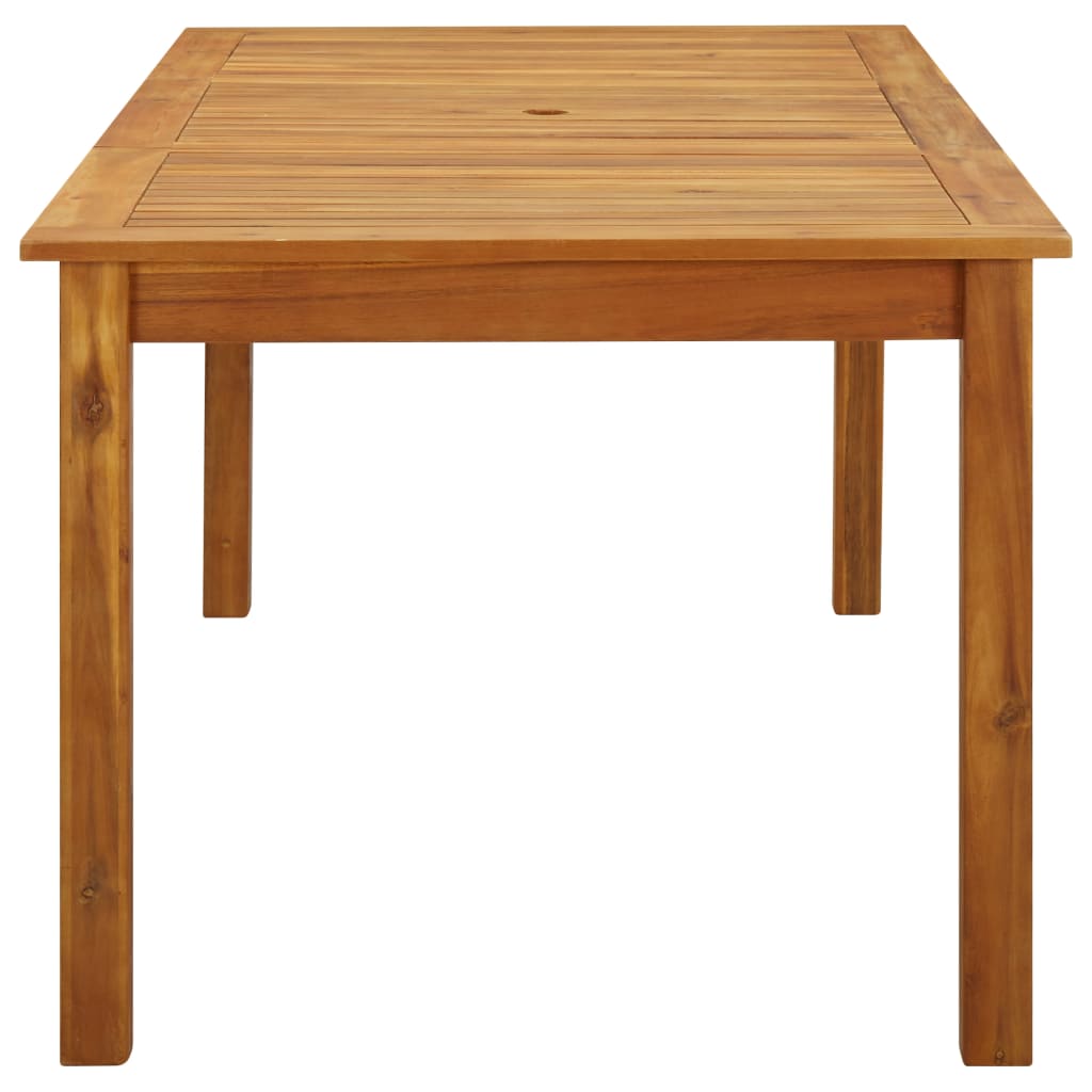 vidaXL Gartentisch 200x90x74 cm Akazie Massivholz