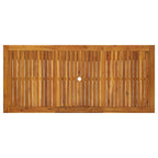 vidaXL Gartentisch 200x90x74 cm Akazie Massivholz
