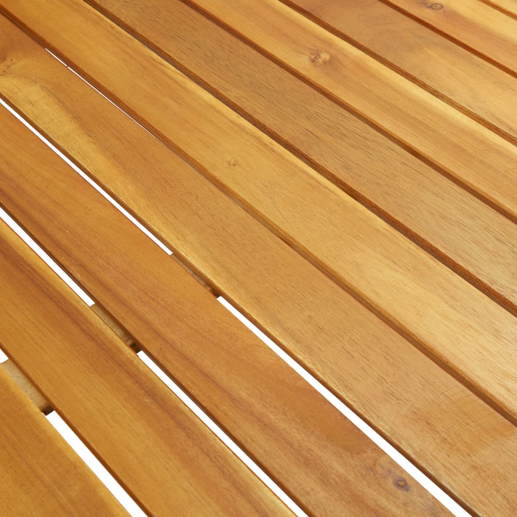 vidaXL Gartentisch 200x90x74 cm Akazie Massivholz