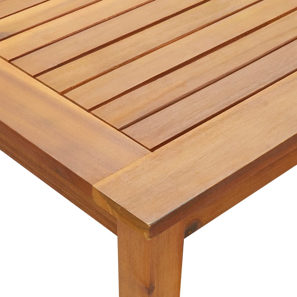 vidaXL Gartentisch 200x90x74 cm Akazie Massivholz