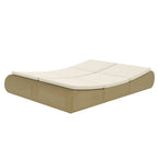 vidaXL Outdoor-Sonneninsel Poly Rattan Beige
