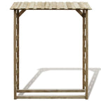 vidaXL Feuerholz-Lagerschuppen 150×44×176 cm Imprägniertes Kiefernholz