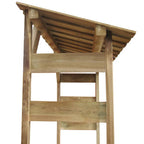 vidaXL Feuerholz-Lagerschuppen 150×44×176 cm Imprägniertes Kiefernholz