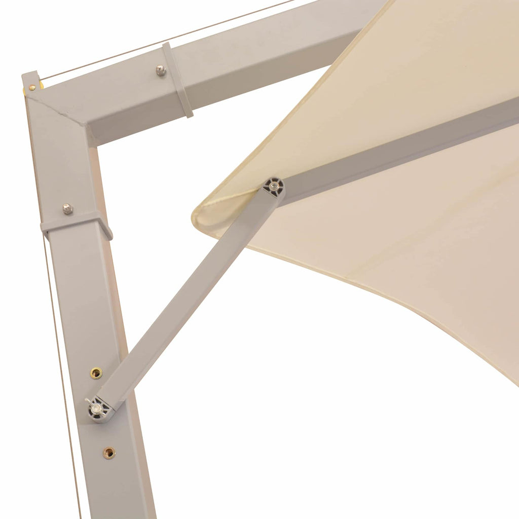 vidaXL Gartenschirme Beige Polyester