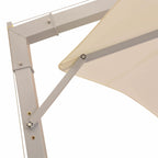 vidaXL Gartenschirme Beige Polyester