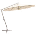 vidaXL Gartenschirme Beige Polyester