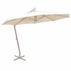 vidaXL Gartenschirme Beige Polyester