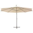 vidaXL Gartenschirme Beige Polyester