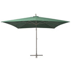 vidaXL Ampelschirm 300x300 cm Grün Aluminium-Mast