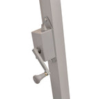 vidaXL Ampelschirm 300x300 cm Grün Aluminium-Mast