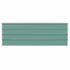 vidaXL Dachpaneel 12 pcs Grün 129 x 45 cm Verzinkter Stahl