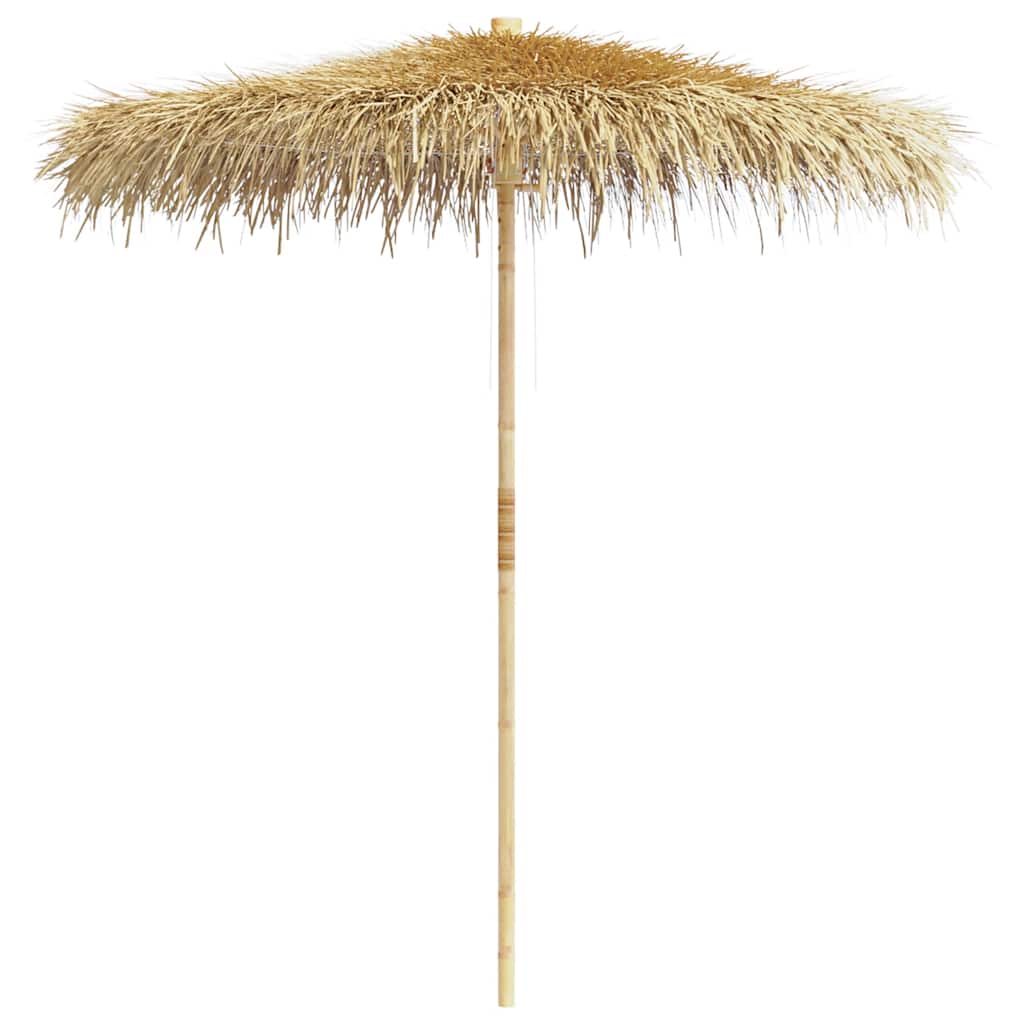 vidaXL Bambus-Sonnenschirm mit Bananenblatt-Dach 210 cm