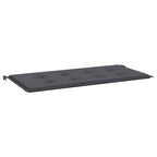 vidaXL Gartenbank-Auflage Anthrazit 100x50x4 cm Oxford-Gewebe
