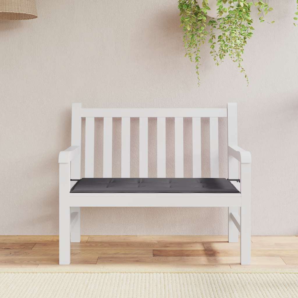 vidaXL Gartenbank-Auflage Anthrazit 100x50x4 cm Oxford-Gewebe