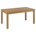 vidaXL Couchtisch 90x50x45 cm Massivholz Teak