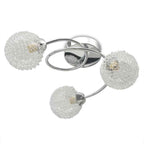 vidaXL Deckenleuchte mit 3 LED-Glühlampen G9 120 W