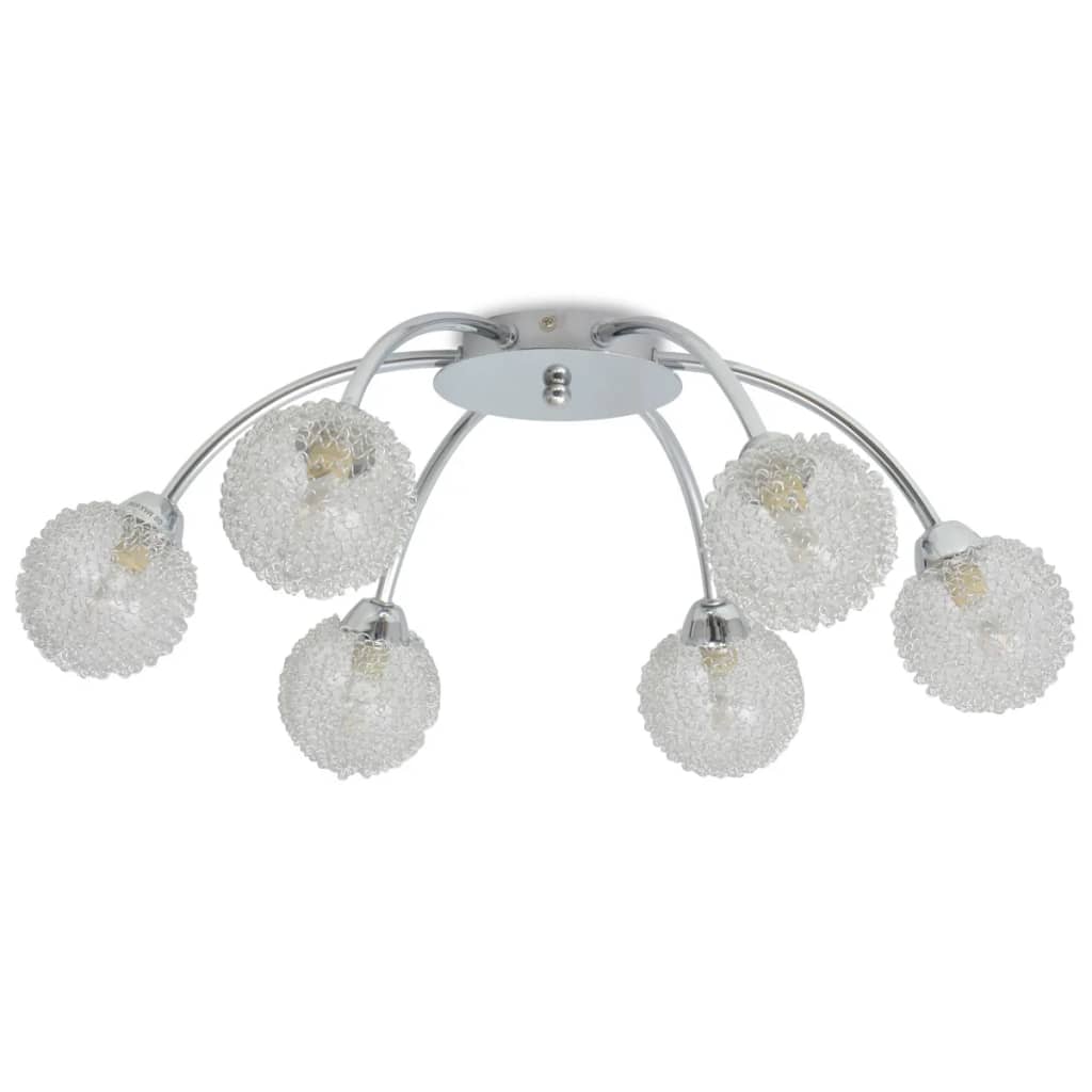 vidaXL Deckenleuchte mit 6 LED-Glühlampen G9 240 W