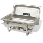 vidaXL Chafing Dish Set 4-tlg. Edelstahl