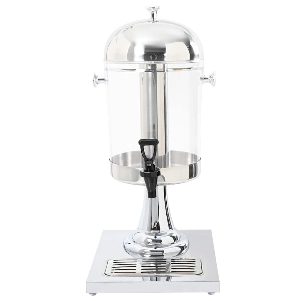 vidaXL Getränkespender Edelstahl 8 Liter