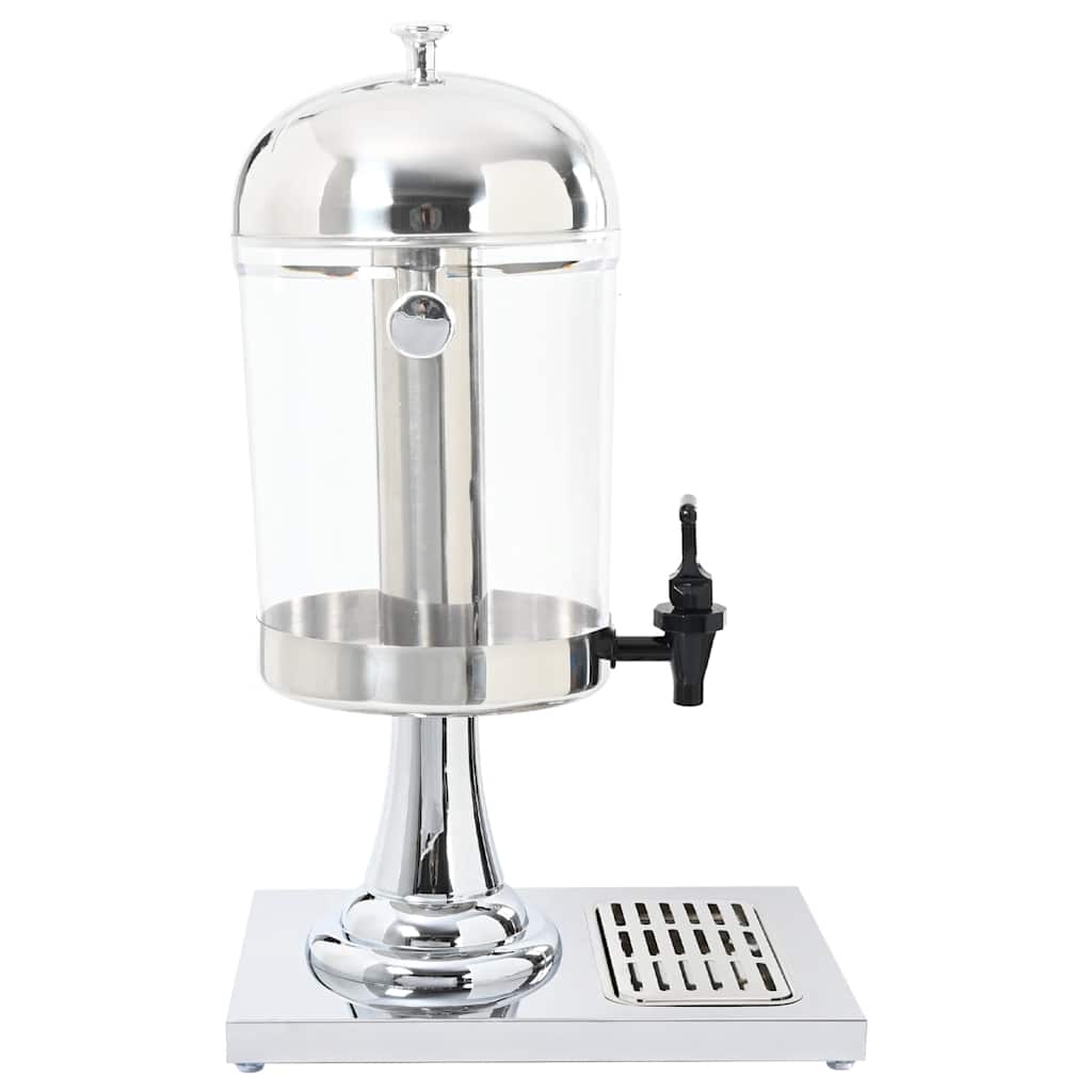 vidaXL Getränkespender Edelstahl 8 Liter
