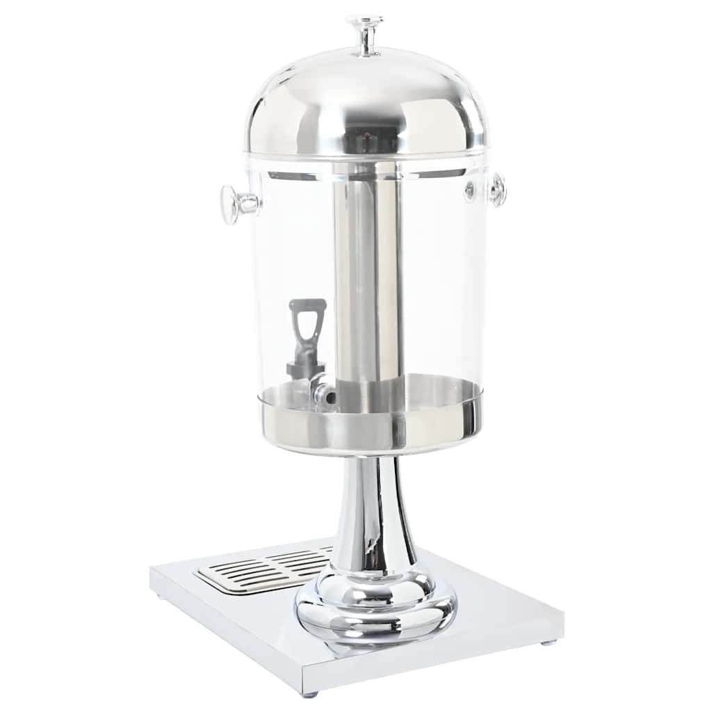 vidaXL Getränkespender Edelstahl 8 Liter
