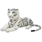 vidaXL Tiger Plüschtier Weiß XXL