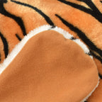 vidaXL Tigerfell Teppich Plüsch 144 cm Braun