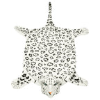 vidaXL Plüsch Leopardenfell Teppich 139 cm Braun