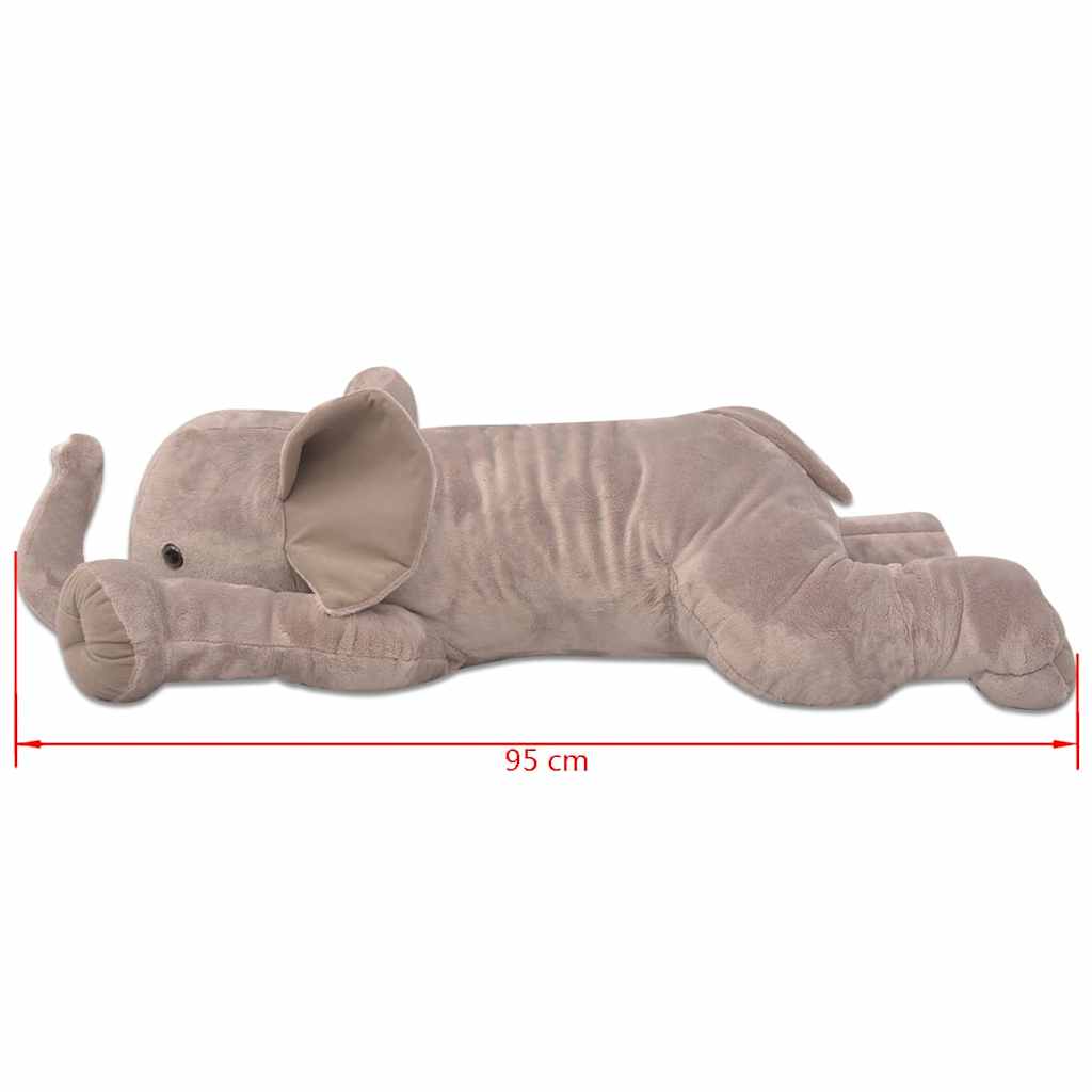 vidaXL Elefant Kuscheltier Plüsch XXL 95 cm