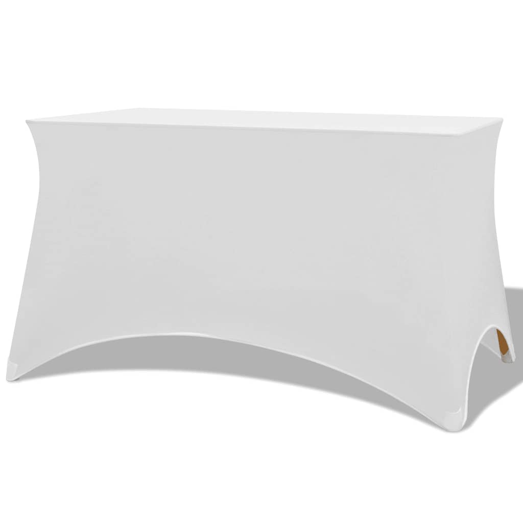 vidaXL Stretch Tischhusse 2 Stk 60 cm Grün