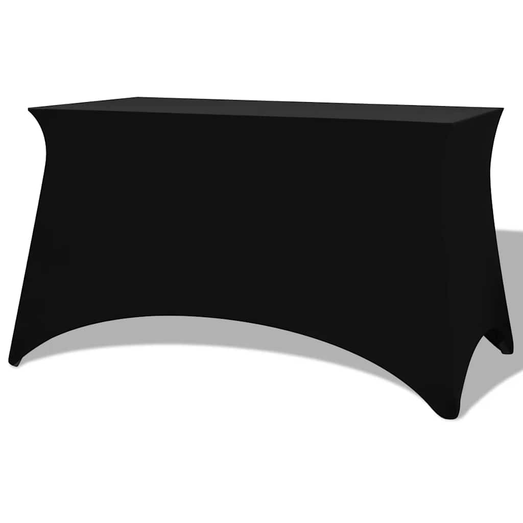 vidaXL Stretch Tischhusse 2 Stk 60 cm Grün